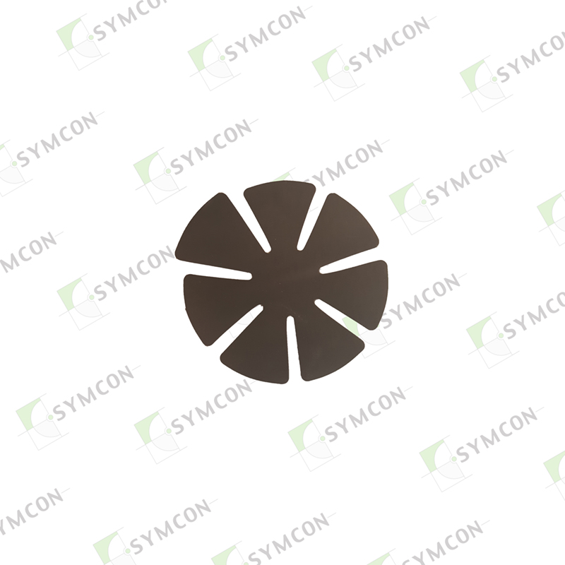 Black Ice, One-Step, for Polycarbonate, 76mm, 7-Leaf w/tab, 250/rl