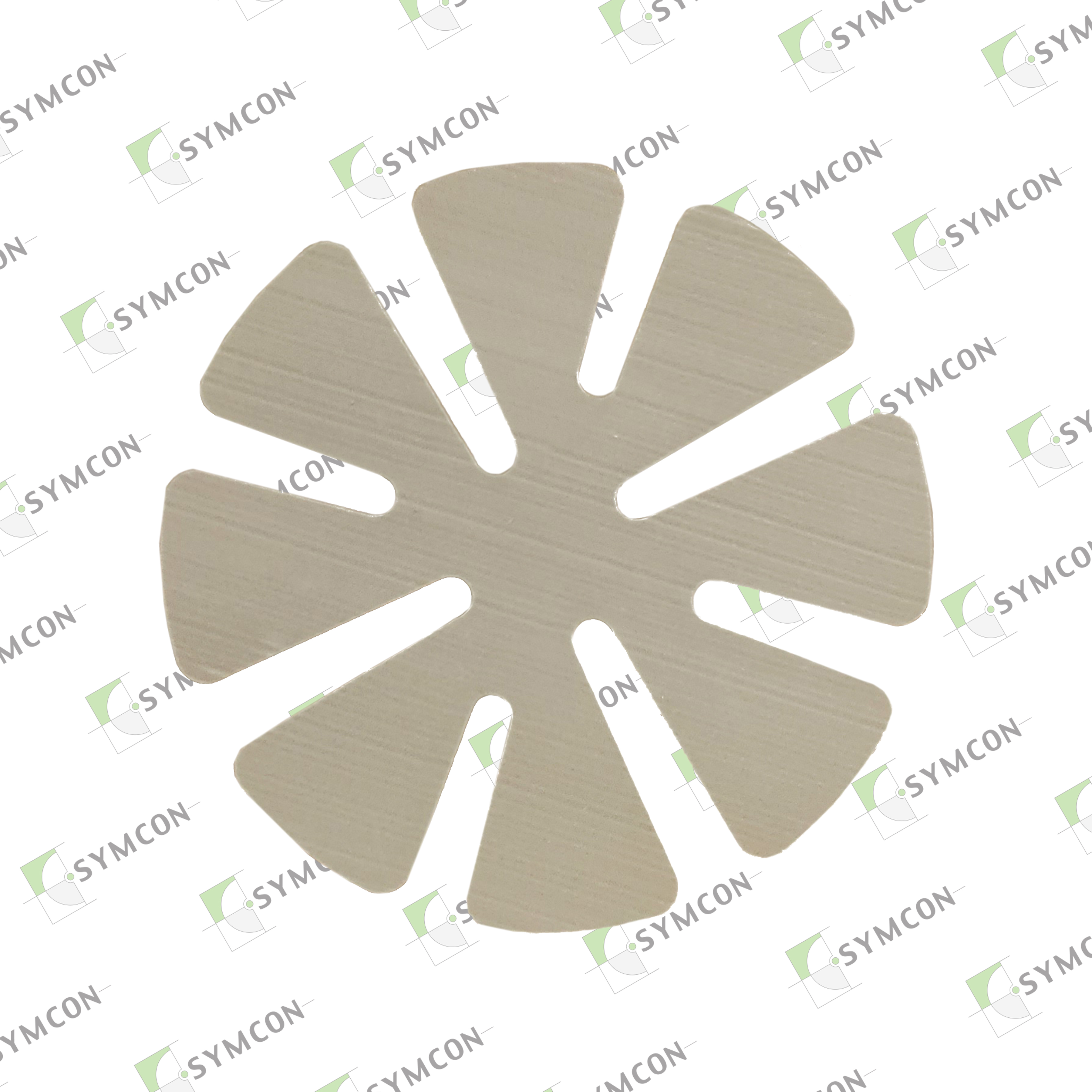 P1000 one-step pad for CR, plastic lenses, 8-petal